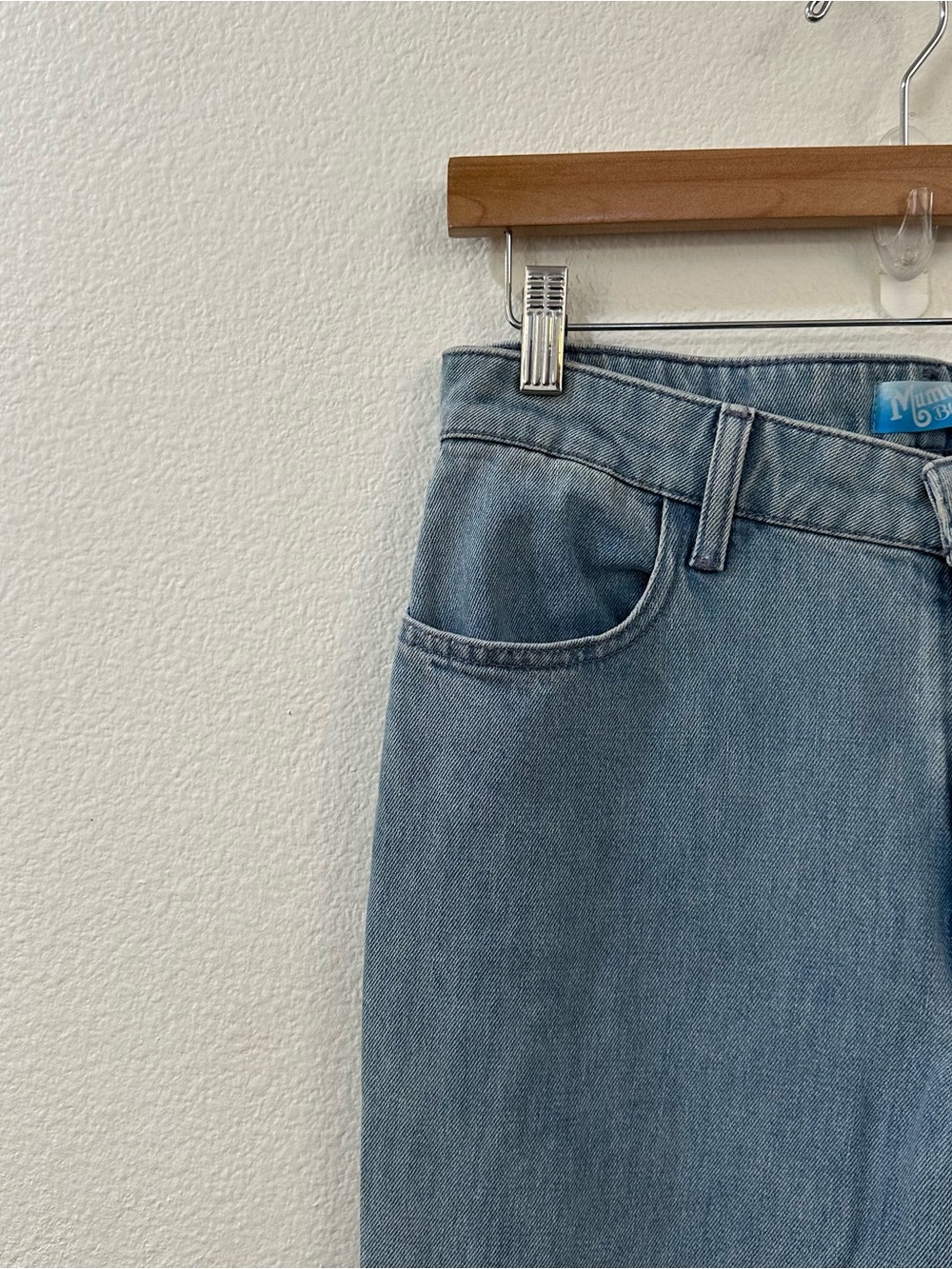 Show Me Your Mumu Woodstock Flare Bell Bottom Jeans Size 28 Echo Wash - Picture 5 of 13